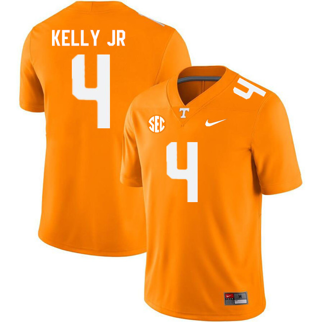 Tennessee Volunteers #4 John Kelly Jr. College Football Jerseys Stitched Sale-Orange
